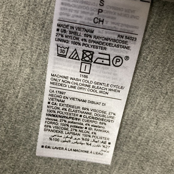 Gray suit jacket NWOT - Picture 4 of 5